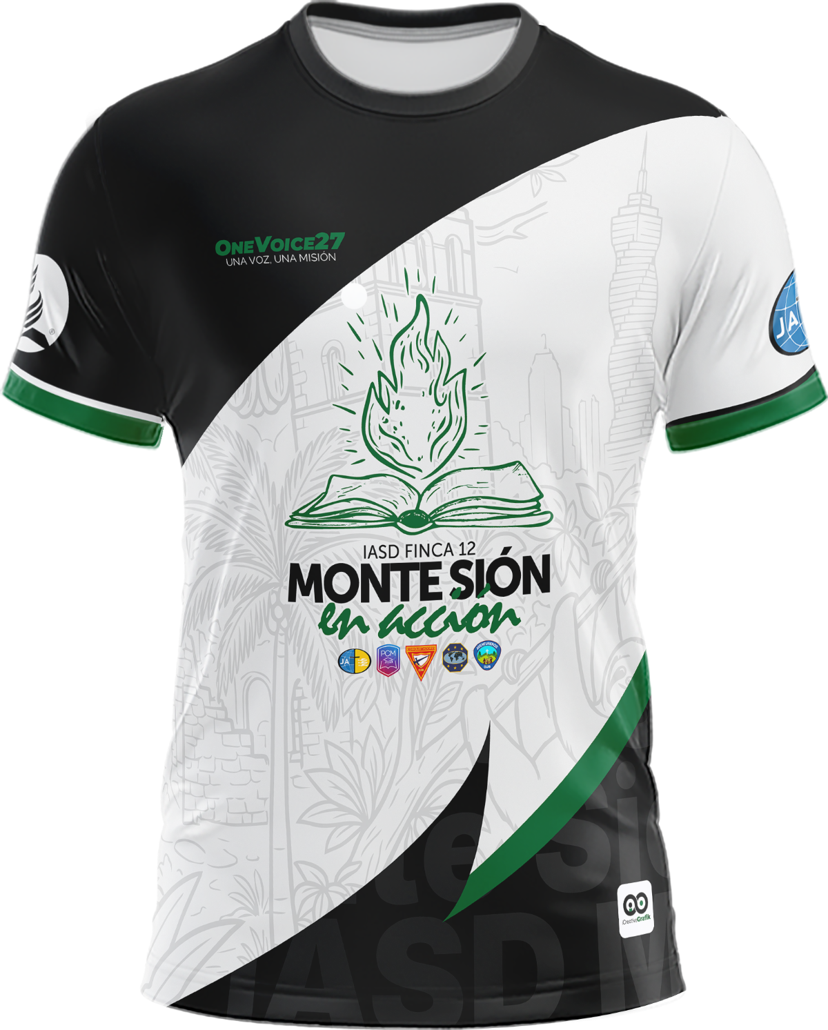 SHIRT PREMIUN PARA IGLESIA MONTE DE SION FCA 12