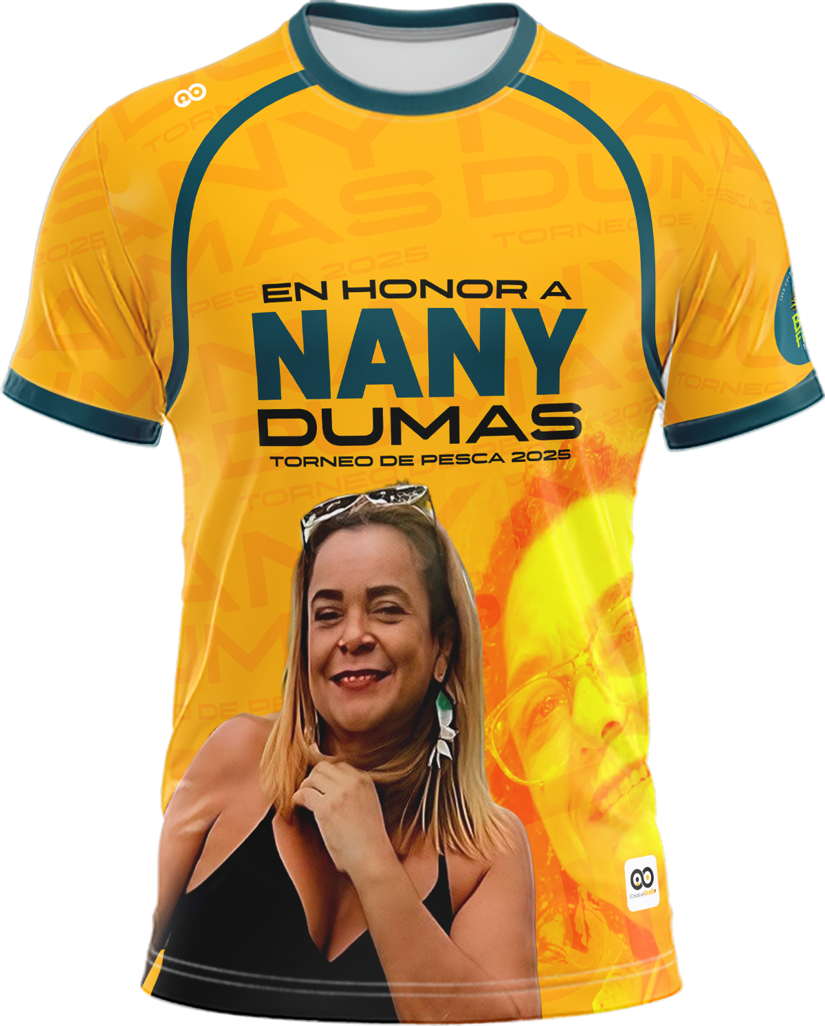 CAMISETA EN HONOR A NANY DUMAS TORNEO DE PESCA 2025 PANGEA