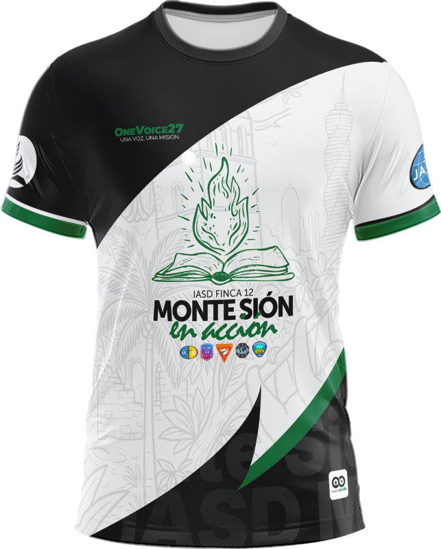 SHIRT PREMIUN PARA IGLESIA MONTE DE SION FCA 12 - Vista frontal